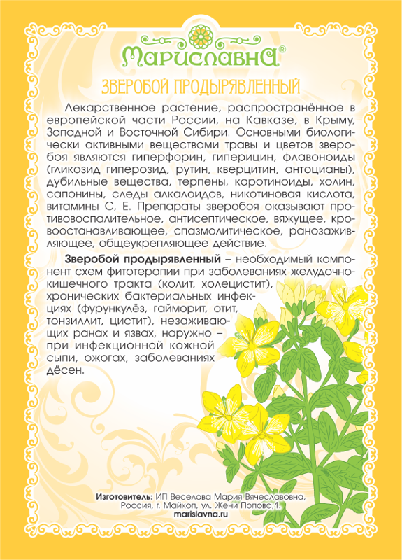 Зверобой (трава и цветы)